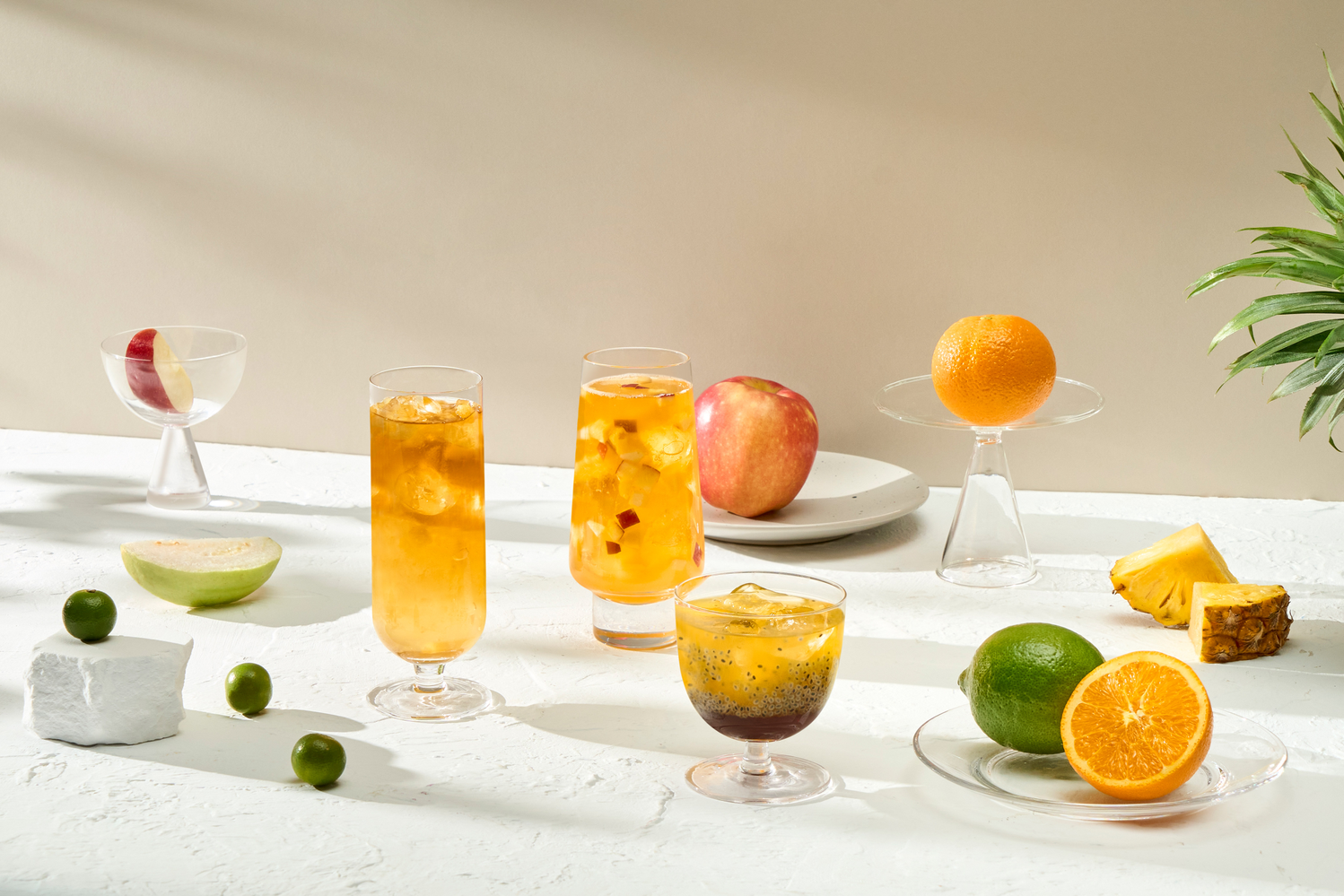 橙夏飲品系列：鮮採時光